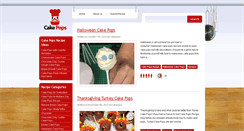 Desktop Screenshot of cakepopsrecipe.com